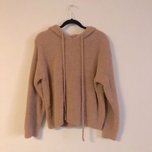 Forever 21 camel teddy hoodie